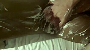 Monika Fox gulps cream after extreme facefuck fisting piss rimjob