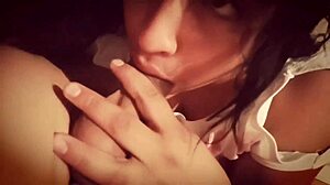 Latina wife bends over craving big cock pounding and sloppy blowjobs during massage