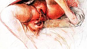 Vintage Erotic Art Captures Hairy Retro Sensuality
