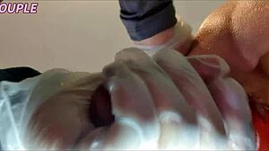 Holy Shit, Watch This Hot Wife's Close-Up Strapon Fucking Her Husband's Tight Ass!
