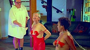 dominatrix mistress april latex amazon crushes slave with strapon fury!!