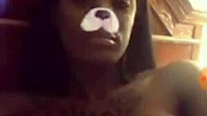 Huge Ebony Boobs Flashing For Hush Money!