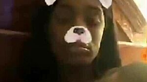 Huge Ebony Boobs Flashing For Hush Money!