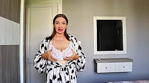busty mature futanari milf teaches me titty fuck and pussy pounding