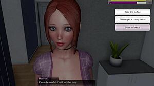 she strokes his monster cock then milf redhead milks every drop pov