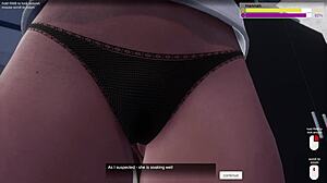she strokes his monster cock then milf redhead milks every drop pov
