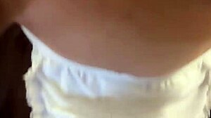 Curvy brunette MILF caught sucking riding huge cock nonstop ass shaking puffy nipples roommate cuckold real homemade