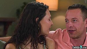 i can't believe i'm fucking shy babysitter liz jordan while my milf wife watches