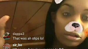 Huge Ebony Boobs Flashing For Hush Money!