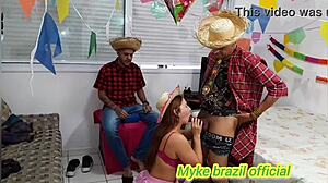 Lia Loci Anal Vaginal Sex Sao Joao Festival Sheer Lingerie