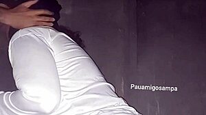 married slut sucks me off then takes black cock gloryhole style at swingers house 😏👅