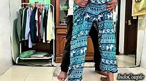 indonesian hijab stepsis caught with dildo craves double penetration from hubby and friend