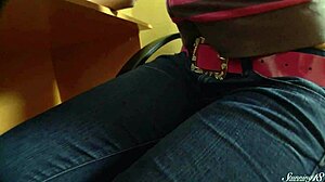 Blonde Teen Summer Breeze Drills Tight Ass Deep with Huge Dildo Toy