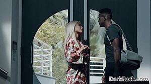 heart pounding as black masseur pounds my yoga curves
