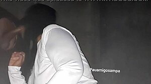 married slut sucks me off then takes black cock gloryhole style at swingers house 😏👅