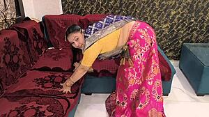 beautiful chubby puja bhabhi bent over fucked doggystyle sucking indian cock