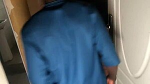 African Studs Overwhelm Cheating Mistress in Secret Backstage Session