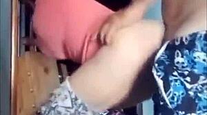 he bends the maid over and fucks her big ass doggystyle bareback till internal cumshot