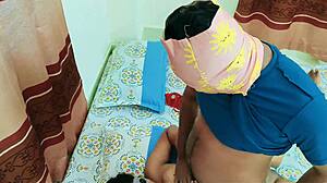what if the sneaky neighbor caught your desi wife cheating in the kitchen with her panties down?