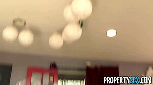 Stunning Real Estate Agent Rides Cock Cowgirl in Open House POV