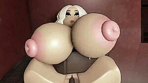 black stud slams whore's big tits bouncing in hardcore thrust