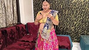beautiful chubby puja bhabhi bent over fucked doggystyle sucking indian cock