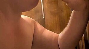 Choking BBW Blindfolded Gags on Monster Dildo Spitting Puke for Ages