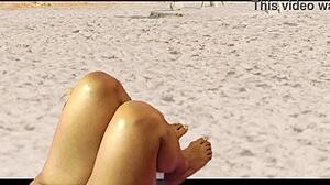 check out this hot beach voyeur preview with agarabas shaking big ass and olpr teasing pussy