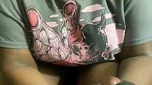 😍 big natural tits tease monster bbc handjob till cum covers everything pov 😘