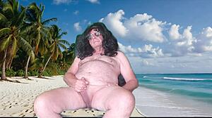 check out this hot beach voyeur preview with agarabas shaking big ass and olpr teasing pussy