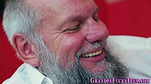 heart races watching teen hungrily suck old cock with deep emotion