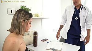 petite esposa fucks surgeon hubby joins for epic cum trio