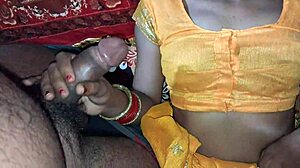 Jeth Rams Desi Bhabhi's Tight Chut All Night In Wild Ride