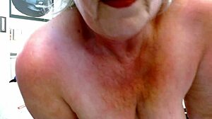 dawnskye1962 roleplays dirty ir fetish with huge dildo in hairy mature pussy pov