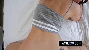 Perv stepdad pounds brunette joseline kelly from behind