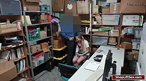 hey teen shoplifter, ready to fuck your way out of trouble?