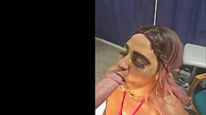 Camgirl Pounds Lucky Fan's Cock with Huge Tits and Curvy Ass 😈🍆