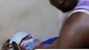 african chubby milf moans loud taking long thick black dick deep
