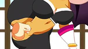 rouge the bat rides cock hard in her tight riders outfit during intense fuck game