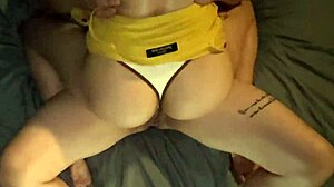 Cheating Wife Pounds Ass with MrBlue Dildo