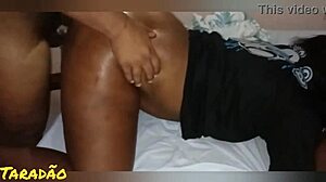 Socando na preta de quatro deep in ebony ass pounding frenzy!