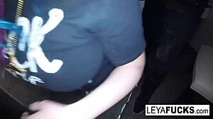snowy street hooker swaps cold for hot anal pimp service