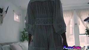 glamorous latina alina lopez rips off dress flashing big tits!