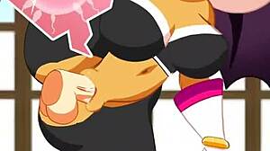 rouge the bat rides cock hard in her tight riders outfit during intense fuck game