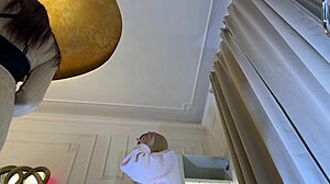 hot skinny slut meets lesbian girlfriend for panty-free erotic casting interview