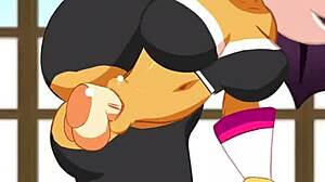 rouge the bat rides cock hard in her tight riders outfit during intense fuck game