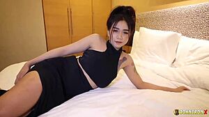perfect asian model's tight ass craves johntronx's hard pounding