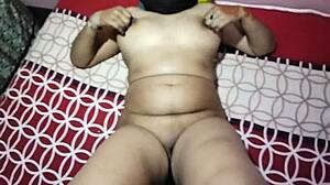 finally fucked my curvy neighbor aunty with big saggy tits in hardcore session
