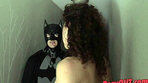 Demon Lilith Luxe Seduces Batman with Superheroine Cum Guzzling Blowjob