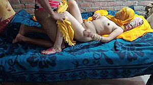 wife heading out but husband insists on pussy pounding in clear hindi audio